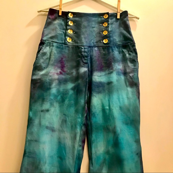 One-of-a-kind Hand-painted Marciano Sailor Trouser - Picture 12 of 15